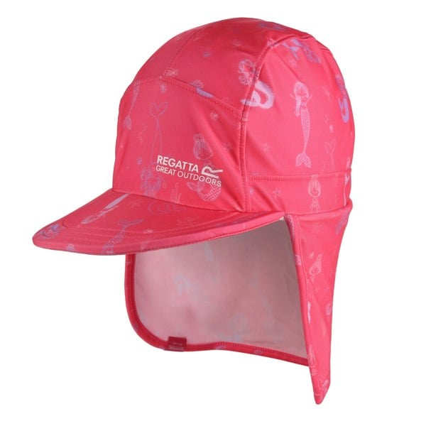 Regatta Great Outdoors Childrens/Kids Sun Protection Cap - Santorini Sunset