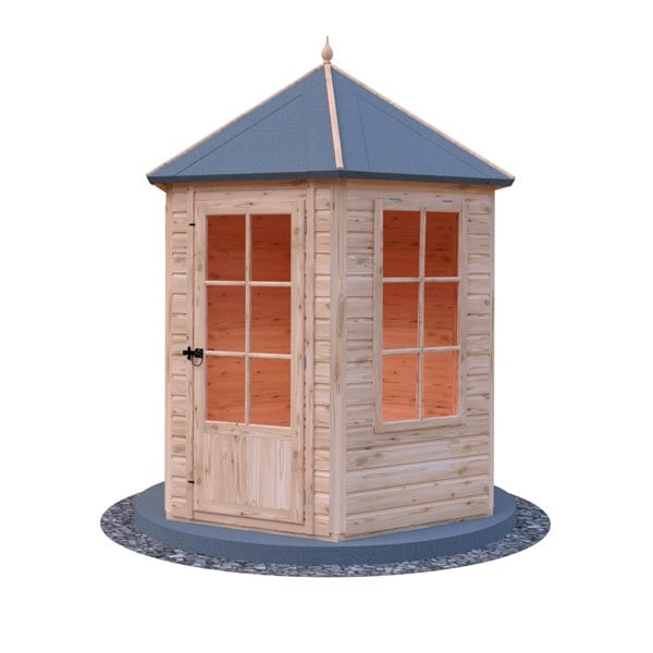 Shire Gazebo Hexagonal Summerhouse 6x6 12mm Cladding - Best Shed