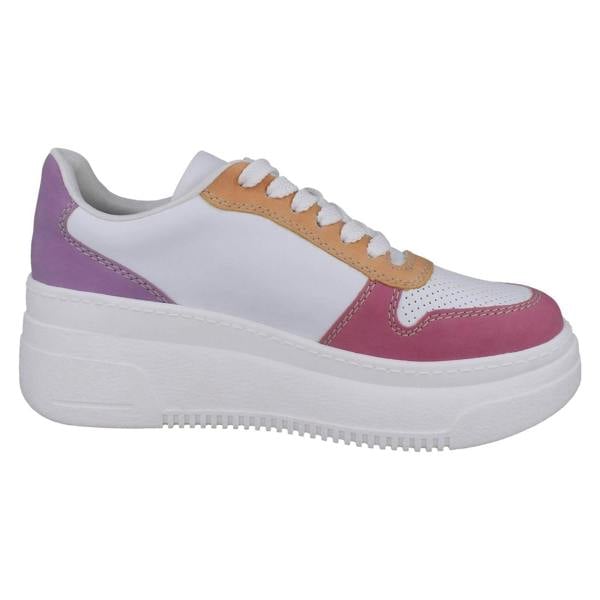 Rieker Ladies Rieker Vegan Wedge Colour Block Trainers M7814