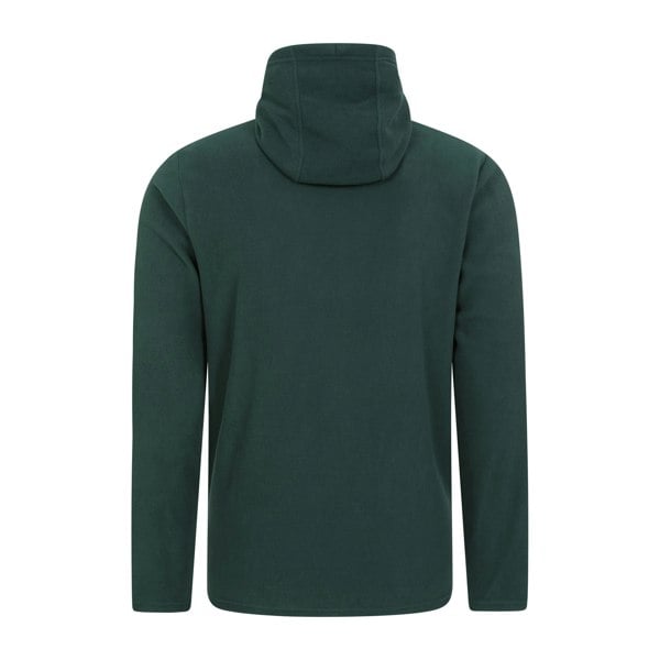 Mountain Warehouse Mens Camber Fleece Full Zip Hoodie - Dark Green