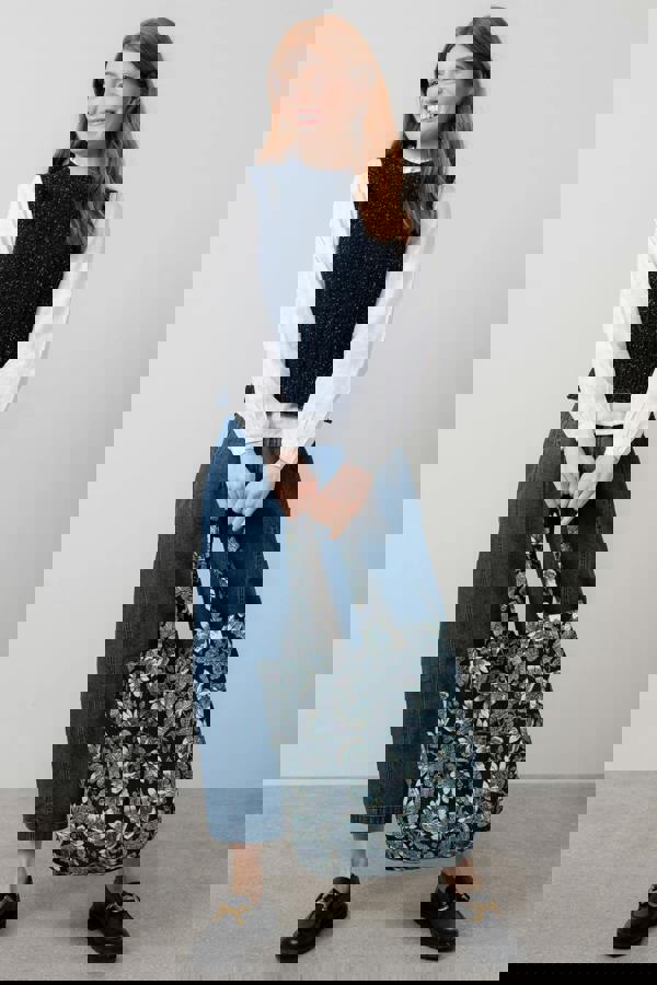 Lily & Me Jumbo Cord Tote Bag Navy