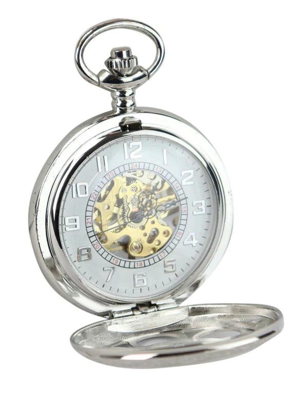 TruClothing Pocket Watch Mechanical Peaky Blinders Hunter Automatic