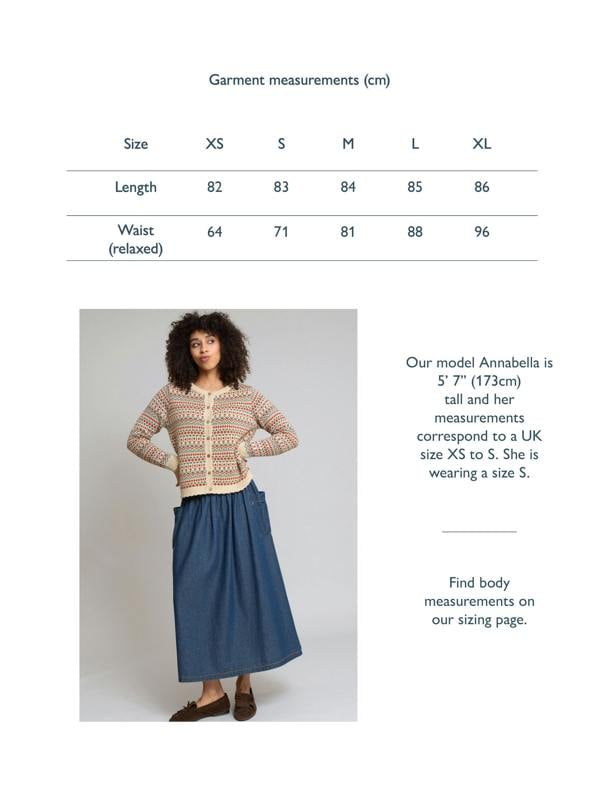 Kite Womens Organic Mudeford Denim Skirt