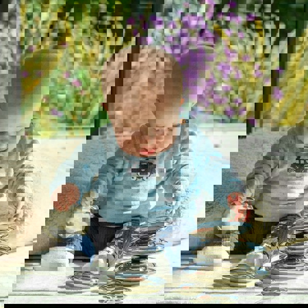 tickit Sensory Steel Silver Buttons