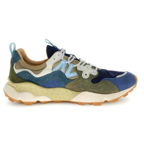 Flower Mountain Yamano 3 Trainers - Navy/Blue/Kaki