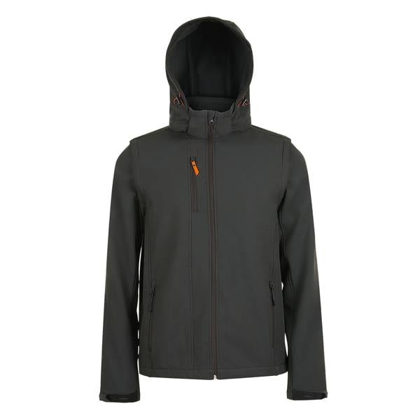 SOLS Mens Transformer Pro Softshell Jacket - Charcoal