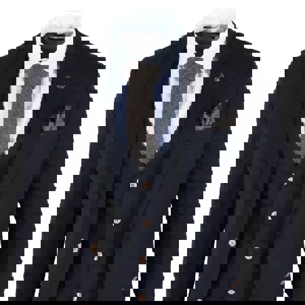 TruClothing IM32 - Men's Black 3 Piece Tailored Fit Suit