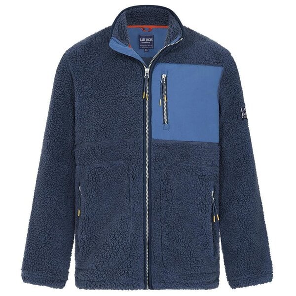Lazy Jacks LJ851 - Men's Full Zip Sherpa Fleece - Marine