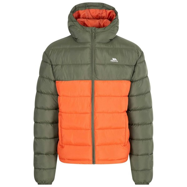 Trespass Men's Oskar Padded Water Resistant Jacket - Ivy