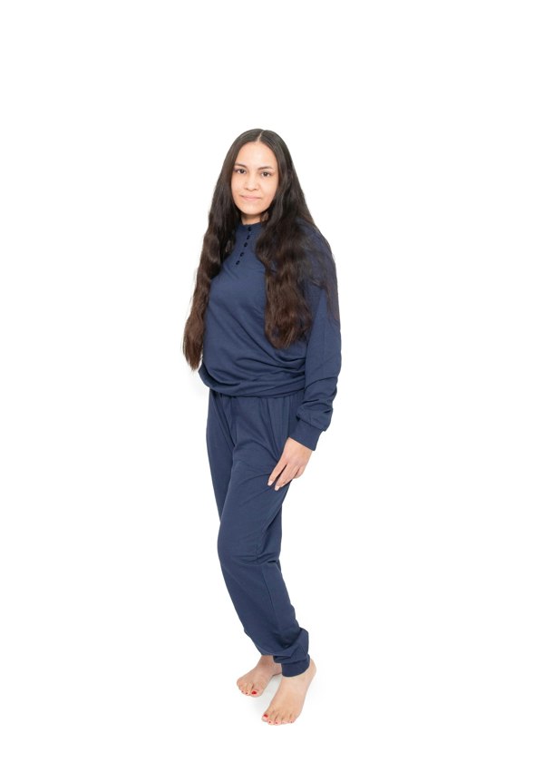 Luca and Rosa Womens Loungeset - navy