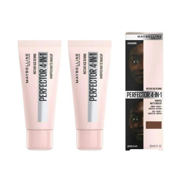 Maybelline New York 2 x Maybelline Instant Anti Age Perfector 4-in-1 Whipped Matte Makeup - 04 Medium Deep