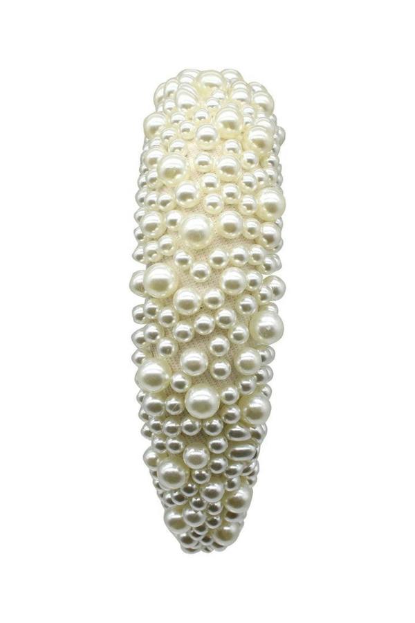 SVNX Ivory Mix Pearl Embellished Headband