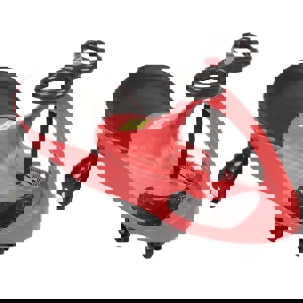 Rexco Red Swing Car Ride On Swivel Scooter Childrens Toy Wiggle Gyro Twist & Go Gift