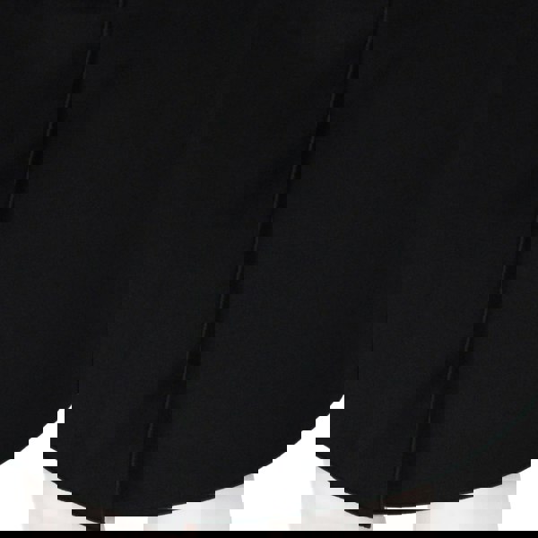 Celine luxurious black silk and wool blend satin skirt