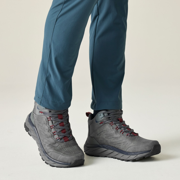 Regatta Mens Derino Mid Cut Walking Boots - Granite/Navy