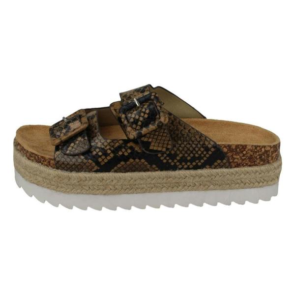 Down to Earth Ladies Down To Earth Flatform Mules F10921