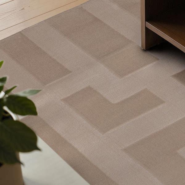 Hanse Home Perles Shortpile Beige Rug – Modern Geometric