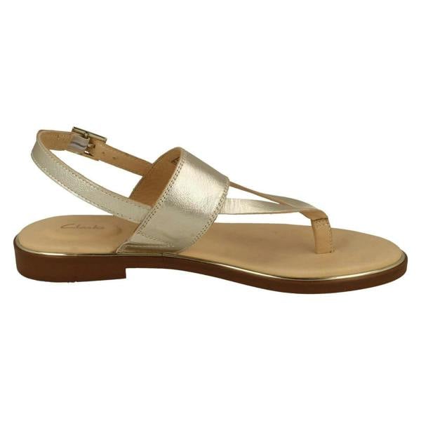 Clarks Ladies Clarks Stylish Toe Post Sandals Ellis Opal