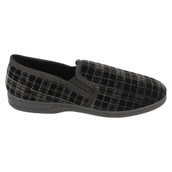 Rosebank Mens Rosebank Twin Gusset Indoor Slippers Jack