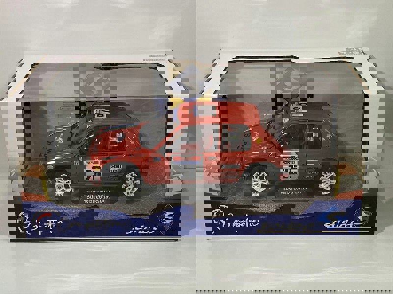 peugeot 205 rallye t.d.corse 1990 #26h devin 1:18 solido 1801709