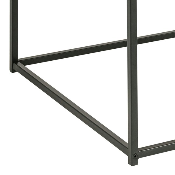 Wyld Haus El Paso Black Metal and Wild Oak Veneer Coffee Table
