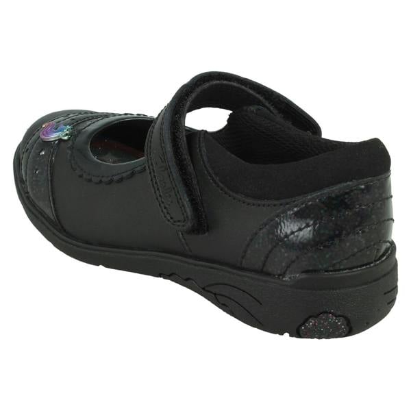 Clarks Girls Clarks Unicorn Charm School Shoes Relda Spark