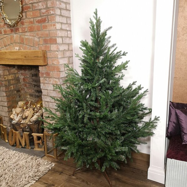 Samuel Alexander 6ft 180cm Green Glenshee Spruce Artificial Christmas Tree PE and PVC Mix Natural Look