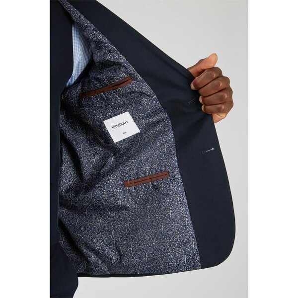 Limehaus Slim Fit Navy Jacket