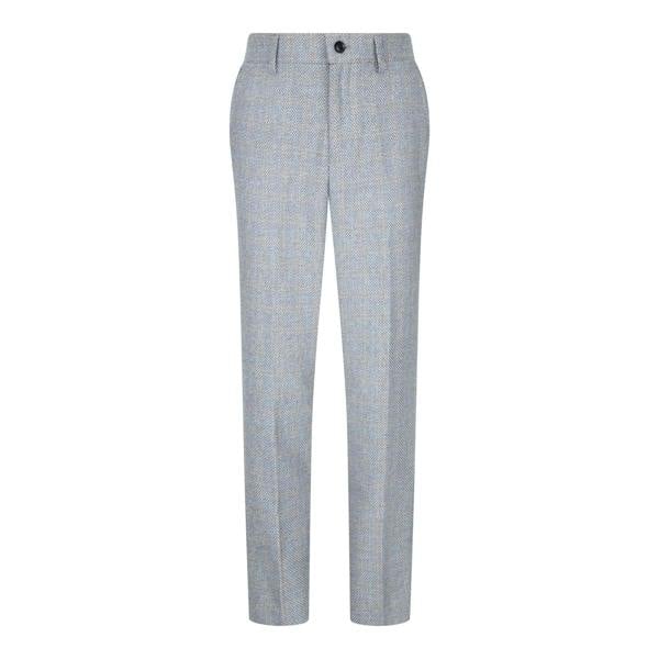 Paul Andrew Boys 3 Piece Cream Tweed Check Vintage Retro Suit