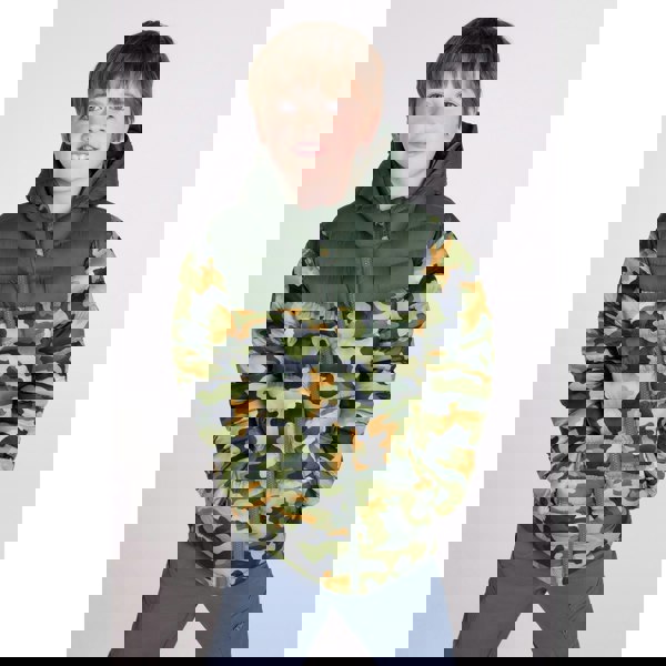 Mountain Warehouse Kids Seasons Watercolour Padded Jacket - Dark Khaki