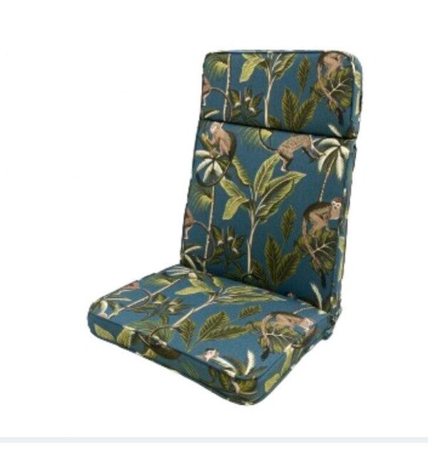 Glendale High Recliner Cushion (colour options available) - TROPICAL BLUE