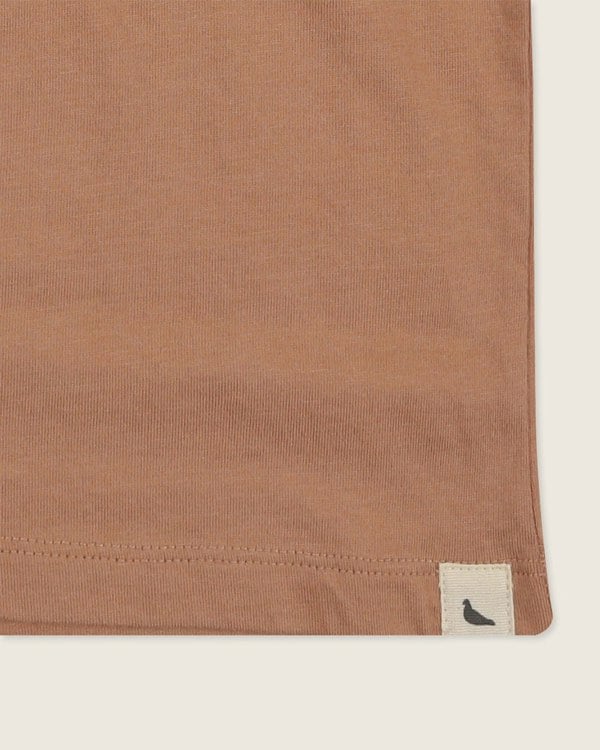 organic cotton Orange Rising Sun Applique T-Shirt - image 4