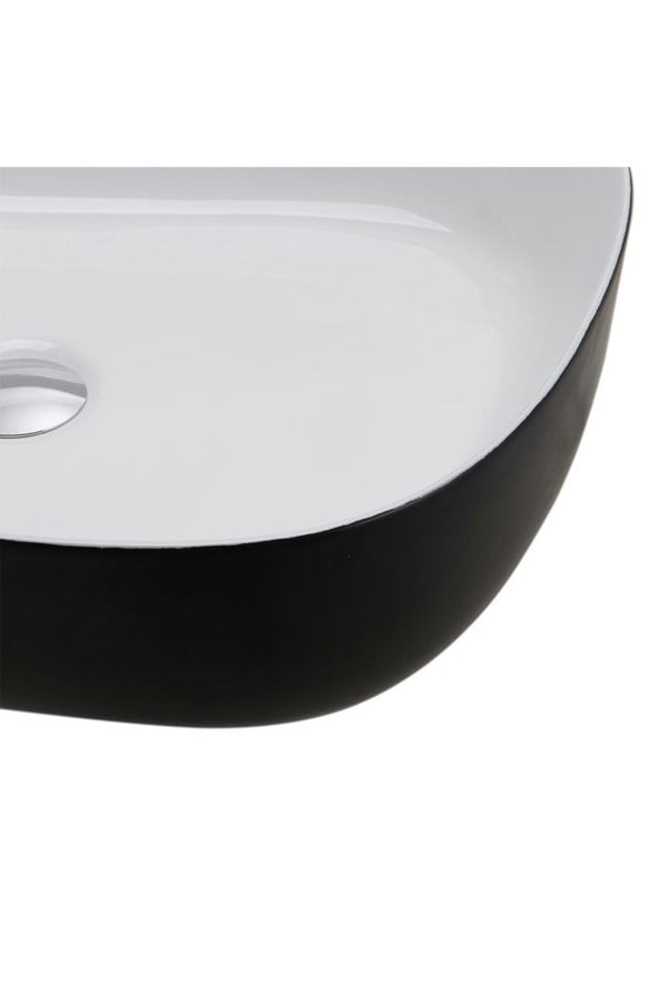 Living and Home Irregular Ceramic Countertop Basin