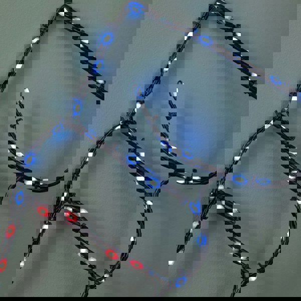 Samuel Alexander 60cm x 45cm Light up FlexiBrights Santa Down Chimney with 223 Multi-Coloured LEDs