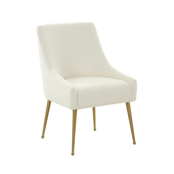 Furniture Edit Beatrix Cream Performance Boucle Side Dining Chair