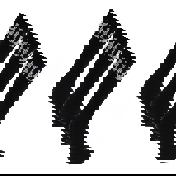 Hugo Unisex Adult Iconic Contrast Logo Socks (Pack of 3) - Black - 