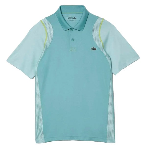 Lacoste Mens Recycled Polyester Tennis Polo Shirt - Light Blue