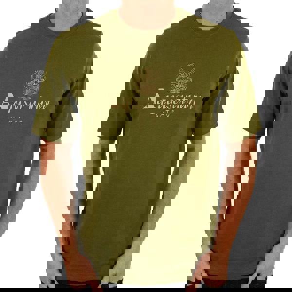 Aquascutum Active Big Logo T-Shirt Army Green L