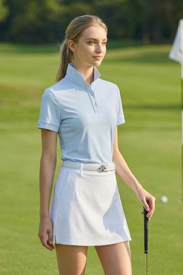 Anniou Women’s Golf Polo Shirt UPF50+