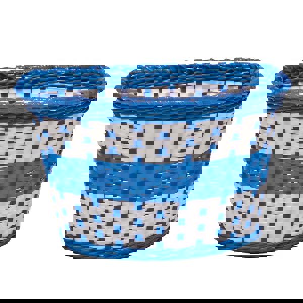 Oxford Junior Woven Basket Blue