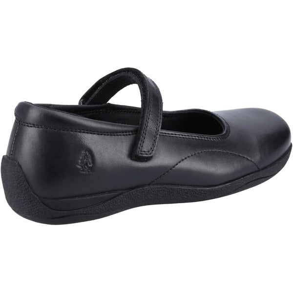 Hush Puppies Aria SNR Leather Girls's Black Shoes