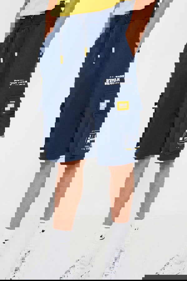 Beat Boyz Club Bionic Combat Shorts - Navy