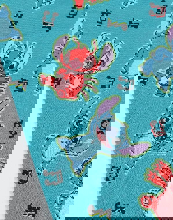 Lilo & Stitch Boys Blue Character Long Sleeve Long Leg Pyjama Set