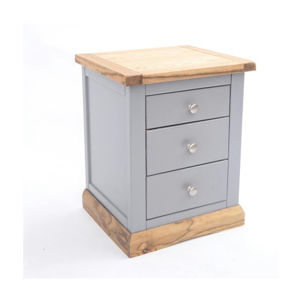Cabinet Bits Biccari 3 Drawer Bedside Table