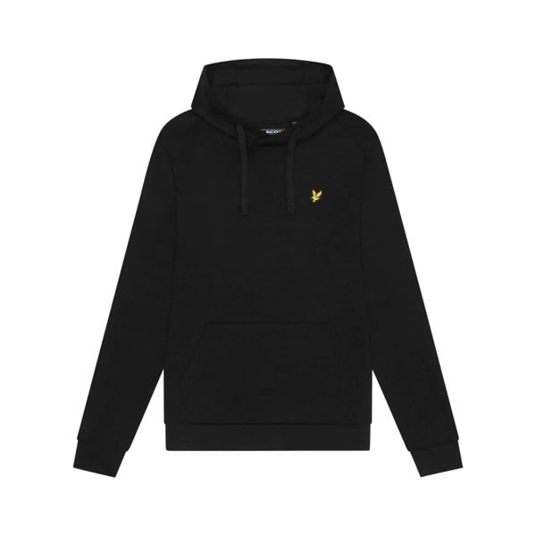 Lyle & Scott Mens Fly Fleece Sports Hoodie - Jet Black