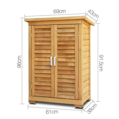 HYGRAD BUILT TO SURVIVE Wooden Garden Storage Shed Cupboard – Tool & Mower Store | HYGRAD®