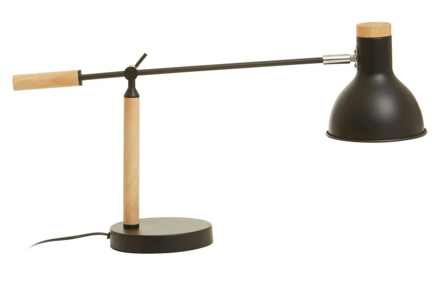 Interiors by Premier Stockholm Matte Black Table Lamp