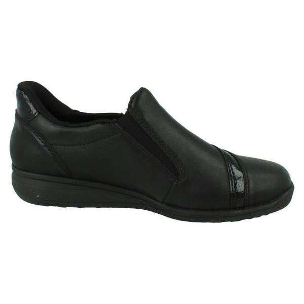 Rieker Ladies Rieker Extra Wide RiekerTex Casual Shoes 47264