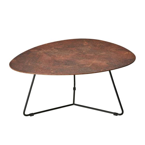 Statement Furniture Bergen Large Coffee Table in Warm Rust Colour
