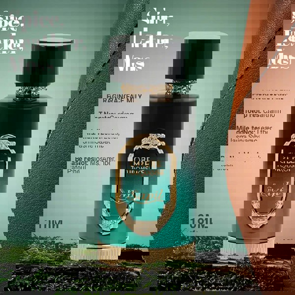 Sapil Ombre Turquoise Eau de Parfum 100ml spice leather moss text